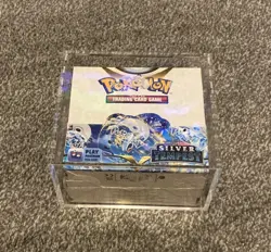 Pokemon TCG Silver Tempest Booster Box 36 Packs New & Sealed in Acrylic Case - Image 1