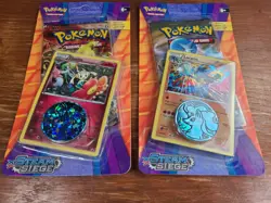 POKEMON XY STEAM SIEGE BLISTER BOOSTER PACK - LUCARIO & FLOETTE *NEW* - Image 1