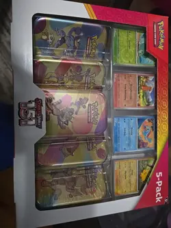 Pokemon Scarlet & Violet - 151 (5-Pack) Mini Tins w/ 4 Promos Costco - Image 2