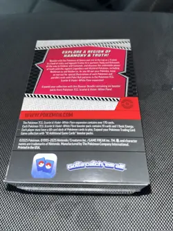 Pokemon TCG Scarlet & Violet White Flare 6 Booster Packs Box Factory Sealed New - Image 2