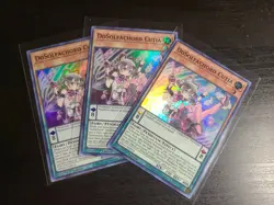 3x Yugioh! DoSolfachord Cutia ANGU-EN014 - Super Rare - 1st Ed NM - Image 1