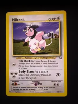 Miltank 41/111 Neo Genesis Set Unlimited Pokemon Card - Image 1