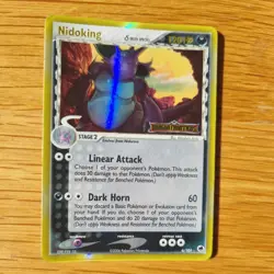 NIDOKING 6/101 POKEMON CARD (EX DRAGON FRONTIERS SET) RARE STAMPED HOLO - Image 3