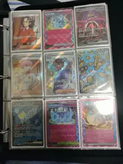 Pokemon Card Lot Scarlet Violet Singles with Sleeves Included File Bundle - Image 1