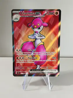 POKEMON FR Card - Charmina Ex 161/142 Full Art Stellar Crown - Image 1