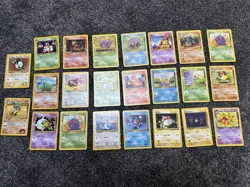 Vintage Pokemon Card Bundle 23 Cards Mixed Condition - Image 1