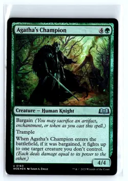 FOIL Agatha's Champion Wilds of Eldraine - MTG Magic the Gathering Card - Image 1