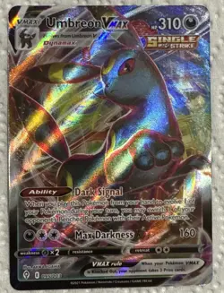 Umbreon VMAX JAPANESE ULTRA RARE FULL ART card 101/184 S8b VMAX Climax 2021 NM - Image 1