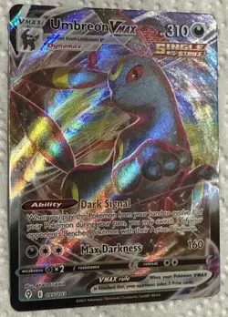 Umbreon VMAX JAPANESE ULTRA RARE FULL ART card 101/184 S8b VMAX Climax 2021 NM - Image 2