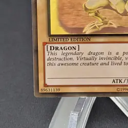 Yu-Gi-Oh! Blue-Eyes White Dragon Limited Edition Ghost Rare Card GLD5-EN001 - Image 4