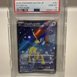 Psa10 Pokemon Card Whitef Sv11W Keldio Ex Sr - Image 1