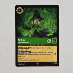 Shenzi 87/204 Disney Lorcana Fabled Regular Super Rare Card NM - Image 1