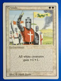 1 BANNED MTG Magic The Gathering Cruzade | Revised Edition 3ED | 1994 | NM - Image 1