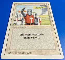 1 BANNED MTG Magic The Gathering Cruzade | Revised Edition 3ED | 1994 | NM - Image 5