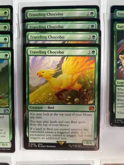 MTG FINAL FANTASY - 4 Traveling Chocobo / Bird Deck Mono Green FIN - Image 1