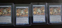 Quicksilver Elemental NonFoil MTG LP Light Play Mirrodin (47) X4 Play Set - Image 1