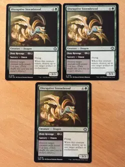 Magic the Gathering MTG 1x Disruptive Stormbrood Tarkir Dragonstorm NM - Image 1