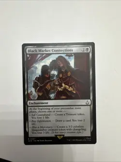 Black Market Connections Assassin's Creed Mtg Magic The Gathering Card - Image 1