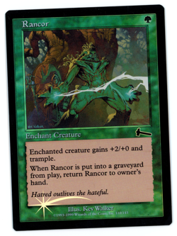 Rancor -- MTG (SP+/NM Quality FOIL) - Urza's Legacy - See scans!! - Image 1