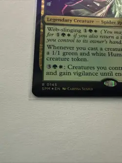 MTG Silk, Web Weaver 0145 Foil Marvel's Spider-Man NM - Image 2