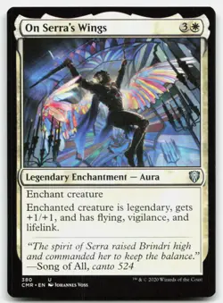 MTG On Serra's Wings U Commander Legends 380 LP - Image 1