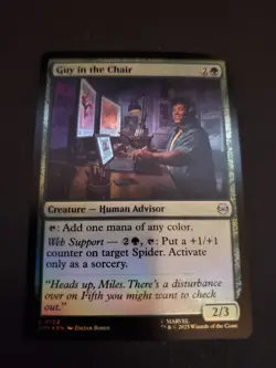 Guy in the Chair (Foil) - 0102 - Marvel's Spider-Man - MTG - Ships Now - En NM - Image 1