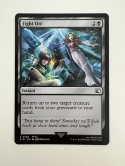Fight On! MTG Magic the Gathering Card NM Near Mint FIN - Image 1