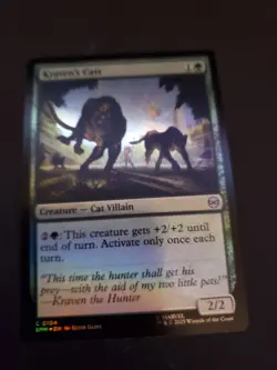 NM Foil C - Kraven's Cats: Marvel's Spider-Man MTG - Image 1