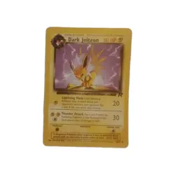 Dark Jolteon 38/82 Team Rocket Regular LP Pokemon non Holo sleep slight bend - Image 2