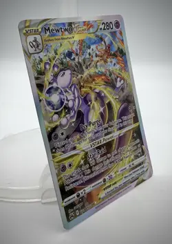 Pokemon TCG - Mewtwo VSTAR GG44/GG70 Crown Zenith Ultra Rare Full Art Holo, NM+ - Image 2