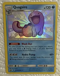 Quagsire SV10/SV94 Hidden Fates: Shiny Vault - Holo Rare - Pokemon TCG 2019 NM - Image 1