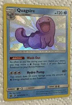 Quagsire SV10/SV94 Hidden Fates: Shiny Vault - Holo Rare - Pokemon TCG 2019 NM - Image 2
