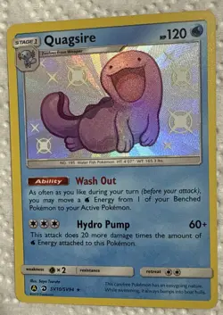 Quagsire SV10/SV94 Hidden Fates: Shiny Vault - Holo Rare - Pokemon TCG 2019 NM - Image 3