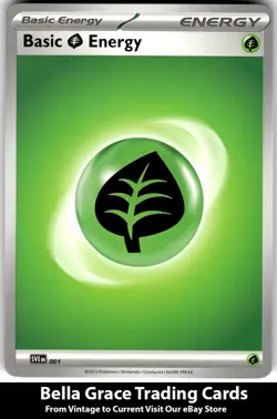 Basic Grass Energy #001 Prize Pack Series Cards Pokemon Common - Image 1