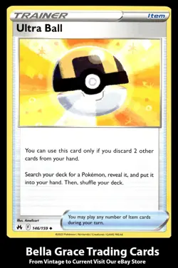 Ultra Ball #146/159 Crown Zenith Pokemon Uncommon - Image 1