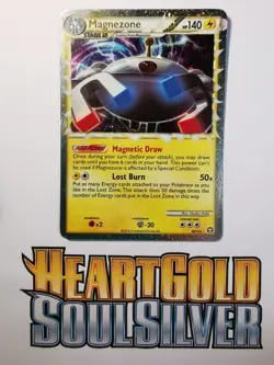 Carte Pokemon Magnezone Prime 96/102 HGSS Triomphe En - Image 1