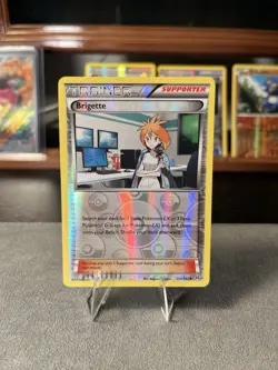 Pokemon Rare - Brigette 134/162 Breakthrough Reverse Holo - LP - $1.00 Shipping! - Image 1