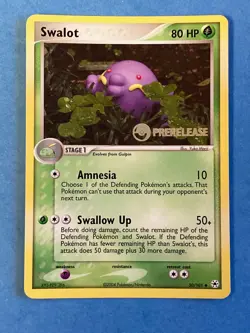 Pokemon Prerelease Swalot- EX Hidden Legends- 50/101- NM - Image 1