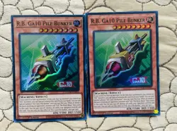X2Yugioh R.B. Ga10 Pile Bunker DOOD-EN092 1st Edition Super Rare NM Presale - Image 1