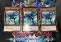 Yugioh Cards - Elemental Hero Stratos X3 BODE-EN100 Starlight Rare 1st Edition - Image 1