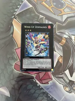 Yugioh Card - Wind Up Zenmaines PHSW-EN087 Secret Rare 1st Edition European - Image 1