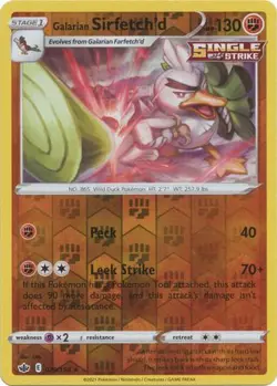 Galarian Sirfetch'd 79/198 Reverse Holo | Chilling Reign | Pokemon Card - Image 1