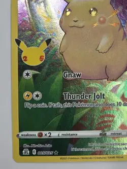 Pokemon TCG Celebrations Pikachu Holo Card 005/025 25th Anniversary NM - Image 5