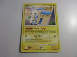 Minun Secret Wonders Pokemon Card LP - Image 1