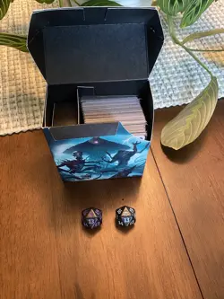 I got 180 Magic: The Gathering cards with 15 RARES for YOU + Box + 2 Dice - Image 2