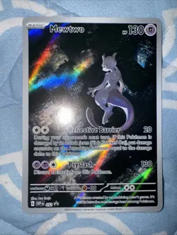 Pokemon TCG Mewtwo #52 Black Star Promo Holo Rare Card 151 UPC NM US-SELLER - Image 1