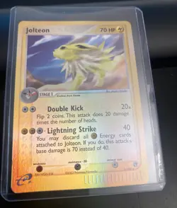 2003 POKEMON CARD EX Sandstorm Jolteon *Reverse Holo* 6/100 **NM/NM+ GEM** - Image 1
