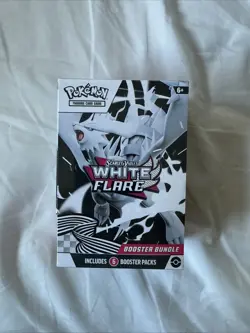 Pokemon TCG White Flare Booster Bundle 6 Packs TCG Sealed Cards - Image 1