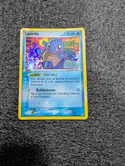 Squirtle 64/100 Reverse Holo Stamped Pokemon Card EX Crystal Guardians DMG - Image 1