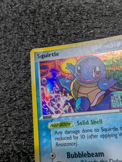 Squirtle 64/100 Reverse Holo Stamped Pokemon Card EX Crystal Guardians DMG - Image 2